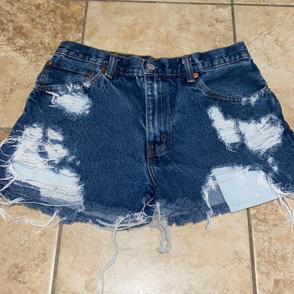Vintage 517 Levi shorts custom
